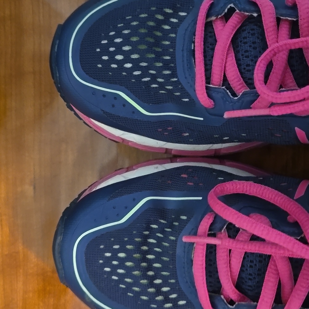 ASICS Gel Keyano 22 FluidRide Navy/Pink Women's Running Shoes - T-597N Size 8 - Picture 7 of 11